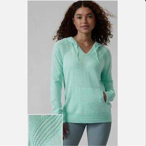 Athleta Evergreen Hoodie Sweatshirt Small